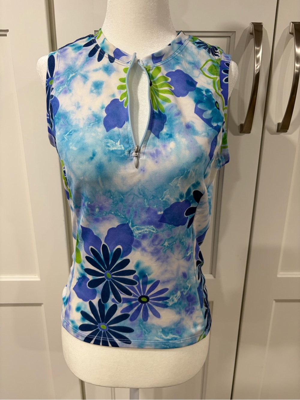 shebeest Daisy Graphic Cycling Jersey - Navy, Blue & Purple
